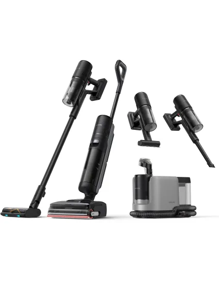 Dreame H15 Mix Aspiradora sin Cable 400W 65min Fregona Seco y Húmedo 0,78L Negro
