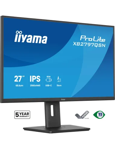 iiyama ProLite XB2797QSN-B1: monitor QHD USB-C