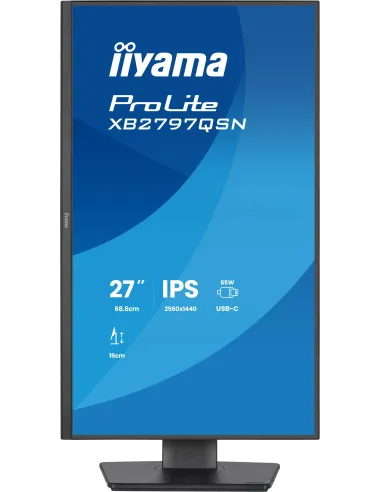 iiyama ProLite XB2797QSN-B1: monitor QHD USB-C