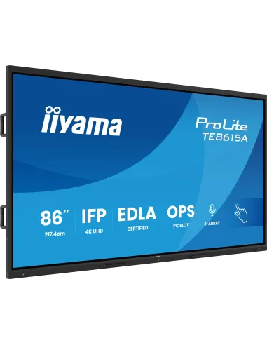 Pizarra digital interactiva 86" Iiyama ProLite TE8615A-B1AG