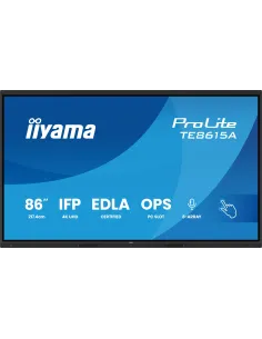 Iiyama ProLite TE8615A-B1AG 86" 4K UHD Pantalla Interactiva IPS  Android 14 Wi-Fi/Bluetooth Negro-1403039