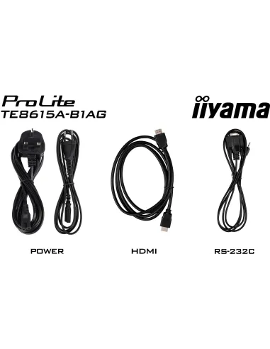 Pizarra digital interactiva 86" Iiyama ProLite TE8615A-B1AG
