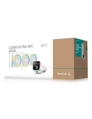 DeepCool LQ360 ULTRA ARGB WH: AIO 360 mm blanca