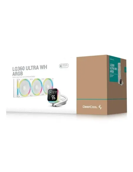 DeepCool LQ360 ULTRA ARGB WH: AIO 360 mm blanca