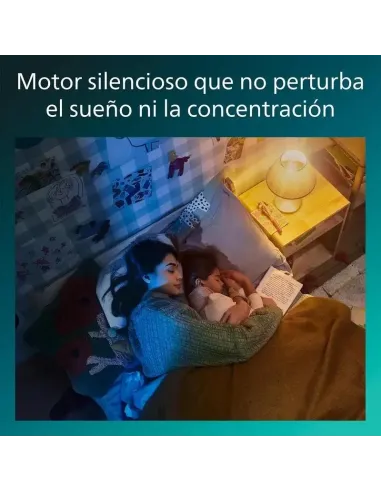 Plafón ventilador Philips Olas 132 cm: luz LED y mando RF