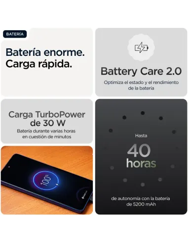 Smartphone Motorola Moto G56 5G 8GB/256GB Negro IP68/69