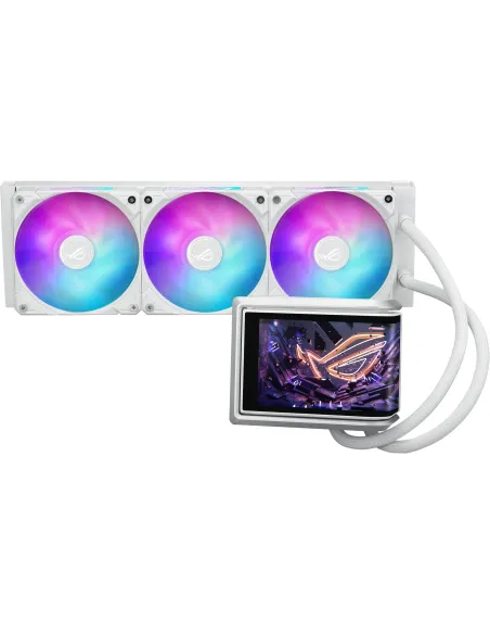 ASUS ROG Ryuo IV 360 ARGB White Edition Kit de Refrigeración Líquida 3 Ventiladores Pantalla AMOLED Blanca