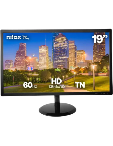 Nilox NXM19FHD22 19" HD 60Hz TN Tiempo de Respuesta 5ms Montaje VESA