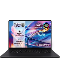 ASUS ProArt P16 OLED H7606WW-SE020W Copilot+ PC Ryzen 9 HX 370/64GB/2TB SSD/RTX 5080/16" W11 Home-PPOPOR7581