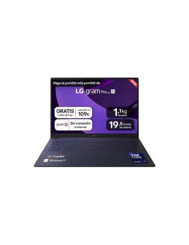 LG gram Pro 16 16Z90TP-K.AD88B Intel Core Ultra 7 255H/32GB/1TB SSD/16" W11 Home