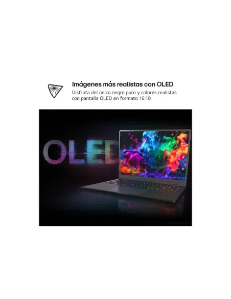 Portátil LG gram Pro 16Z90TP-K.AD88B con pantalla 16" OLED