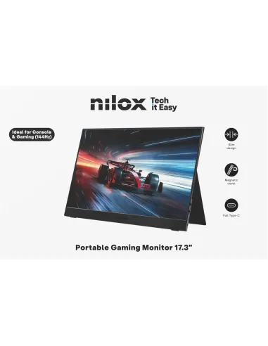 Nilox NXMP17FHD1441: monitor portátil 17,3" 144Hz