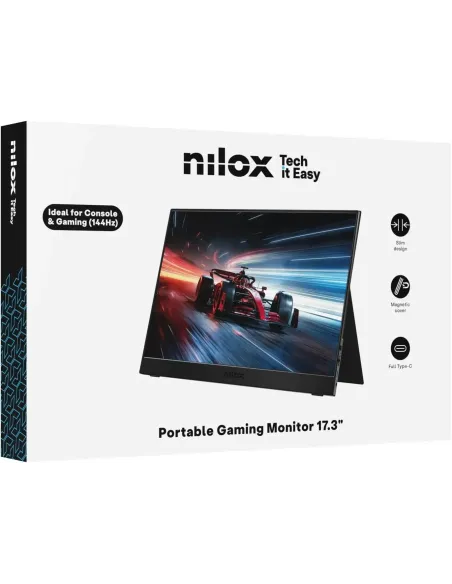 Nilox NXMP17FHD1441: monitor portátil 17,3" 144Hz