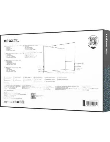 Nilox NXMP17FHD1441: monitor portátil 17,3" 144Hz