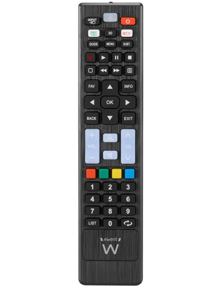Ewent EW1577 Mando a Distancia Universal 4 en 1 Programable micro USB