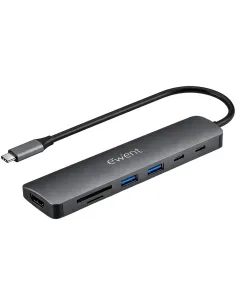 Ewent Hub USB-C 7 en 1 con HDMI 4K 60Hz-AAOAUS0270