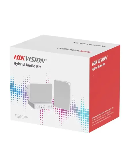 Kit megafonía IP Hikvision DS-QAE1KA80120-2 2 zonas 80 W