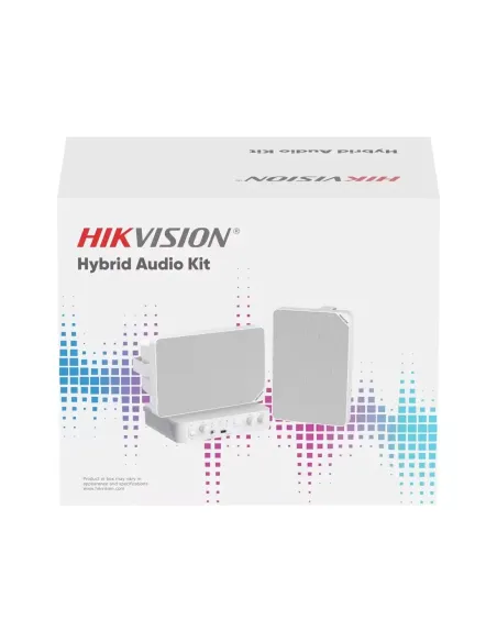 Kit megafonía IP Hikvision DS-QAE1KA80120-2 2 zonas 80 W