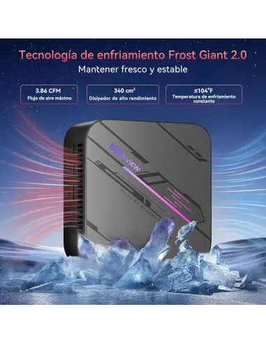 Mini PC Blackview MP100 Pro con AMD Ryzen 5 7430 y W11 Pro