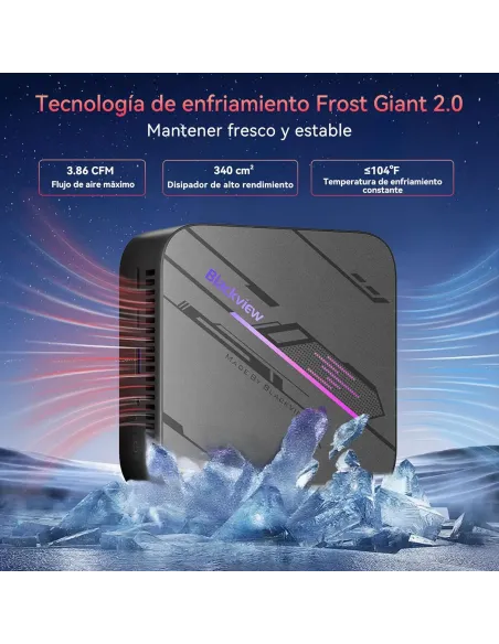 Mini PC Blackview MP100 Pro con AMD Ryzen 5 7430 y W11 Pro