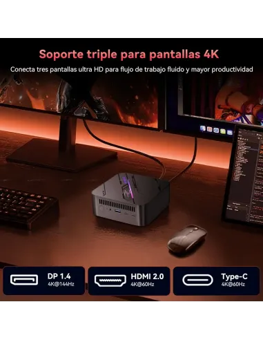 Mini PC Blackview MP100 Pro con AMD Ryzen 5 7430 y W11 Pro