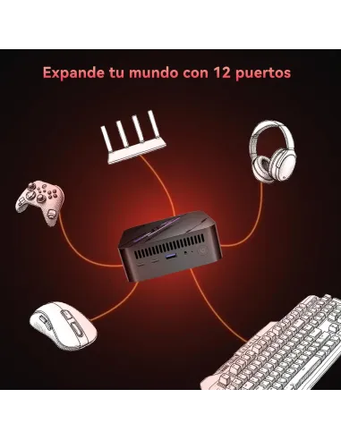 Mini PC Blackview MP100 Pro con AMD Ryzen 5 7430 y W11 Pro