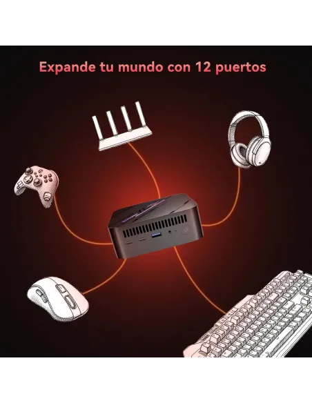 Mini PC Blackview MP100 Pro con AMD Ryzen 5 7430 y W11 Pro