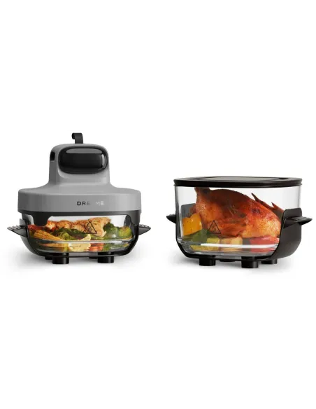Dreame Tasti: freidora de aire de vidrio doble 1500 W