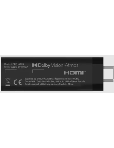 Reproductor Multimedia Strong LEAP-NOVA: stick 4K Google TV