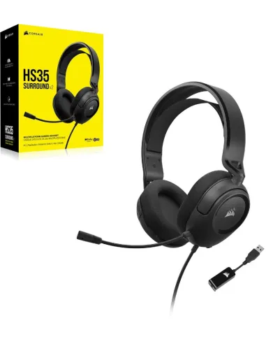 Auriculares gaming Corsair HS35 Surround v2 con 3,5 mm y USB