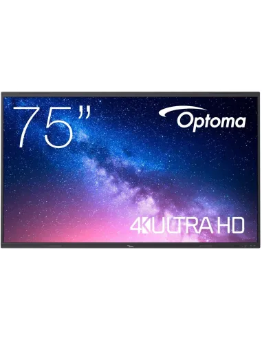 Optoma 5753RK Premium Creative Touch Serie 5 de 75" Pantalla Interactiva Certificación Google EDLA Táctil