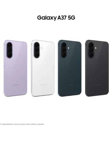 Smartphone Samsung Galaxy A37 5G 6GB/128GB Gris de 6.7" FHD+