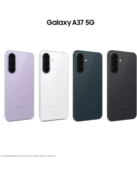 Smartphone Samsung Galaxy A37 5G 6GB/128GB Gris de 6.7" FHD+