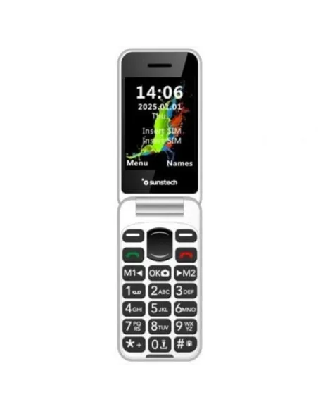 Sunstech CELT26BK Dual Display 4G SOS para Mayores Dual SIM