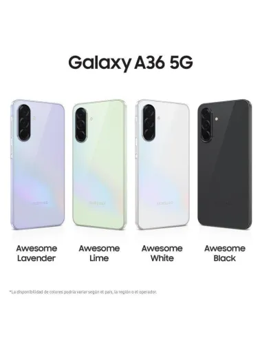 Smartphone Samsung Galaxy A36 5G 8GB/256GB Lavanda