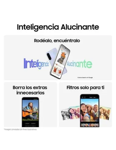 Smartphone Samsung Galaxy A36 5G 8GB/256GB Lavanda
