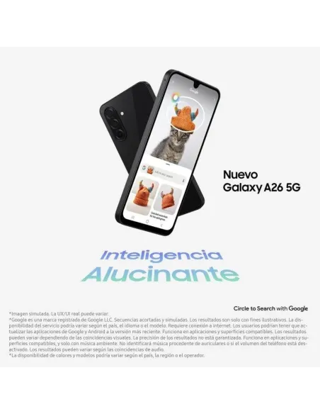 Smartphone Samsung Galaxy A26 5G 8GB/256GB Blanco 120 Hz