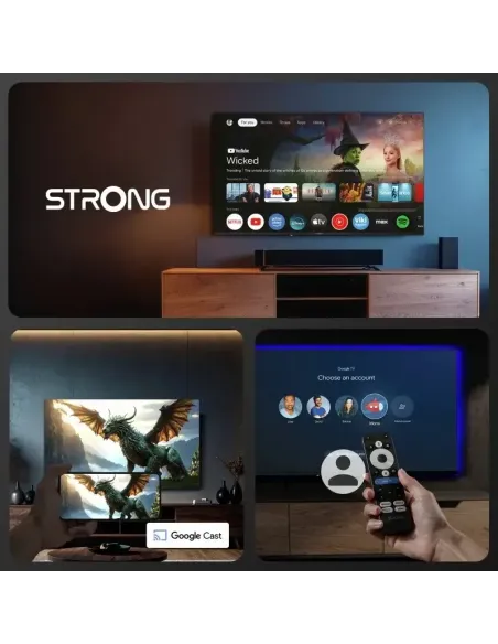 Strong LEAP-UNA+ FHD: stick Google TV Full HD HDR10+