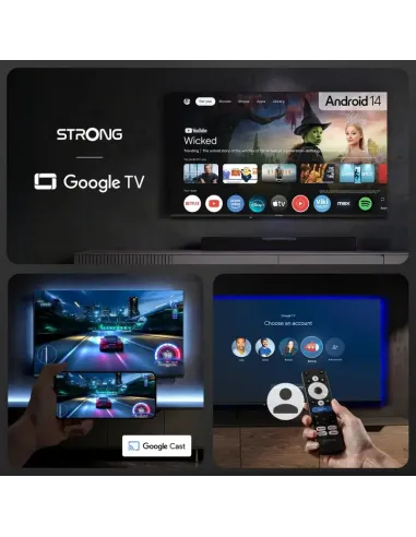Reproductor Multimedia Strong LEAP-NOVA: stick 4K Google TV
