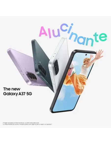 Samsung Galaxy A37 5G 6GB/128GB Blanco de 6.7" FHD+