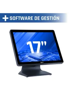Iggual TPV AIO 17 Intel Core i5/8GB/256GB SSD mSATA/17" W11 Pro y Software Verifactu-PPCTPV0288