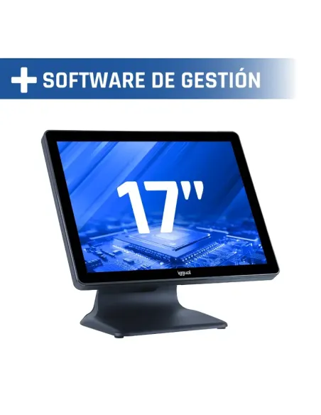 Iggual TPV AIO 17 Intel Core i5/8GB/256GB SSD mSATA/17" W11 Pro y Software Verifactu
