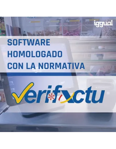 TPV iggual AIO 15,6" táctil N100 con RS232