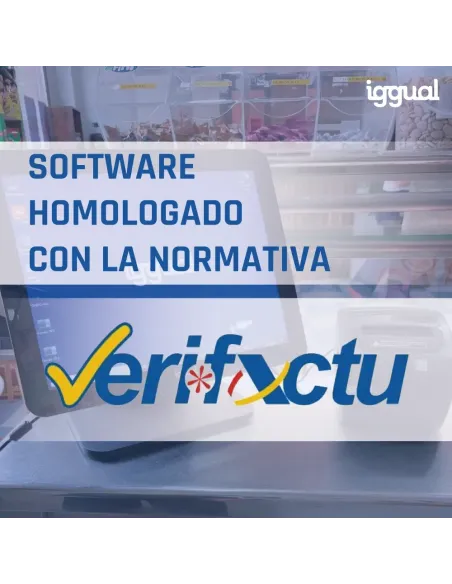 TPV iggual AIO 15,6" táctil N100 con RS232