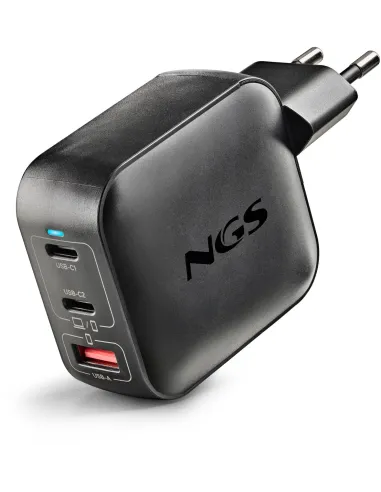 NGS BUD100WTINY Cargador GaN 100W USB-C PD PPS y USB-A Compacto
