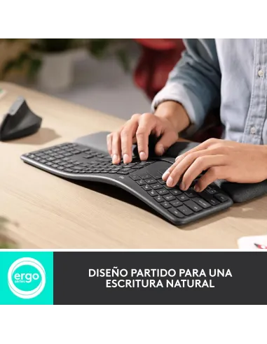 Logitech ERGO K860 Grafito: teclado ergonómico partido ES
