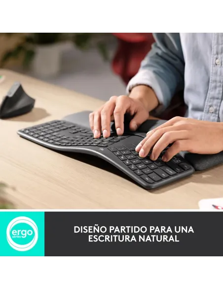 Logitech ERGO K860 Grafito: teclado ergonómico partido ES