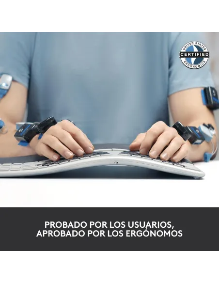Logitech ERGO K860 Grafito: teclado ergonómico partido ES
