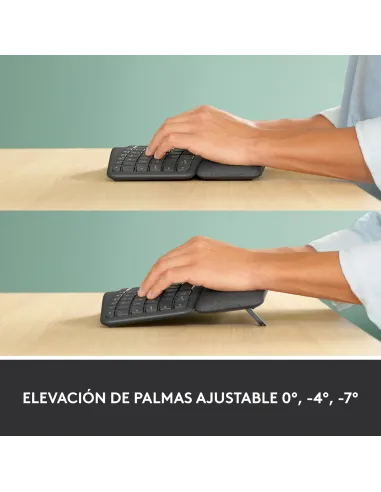 Logitech ERGO K860 Grafito: teclado ergonómico partido ES