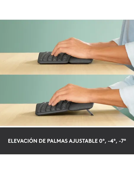 Logitech ERGO K860 Grafito: teclado ergonómico partido ES
